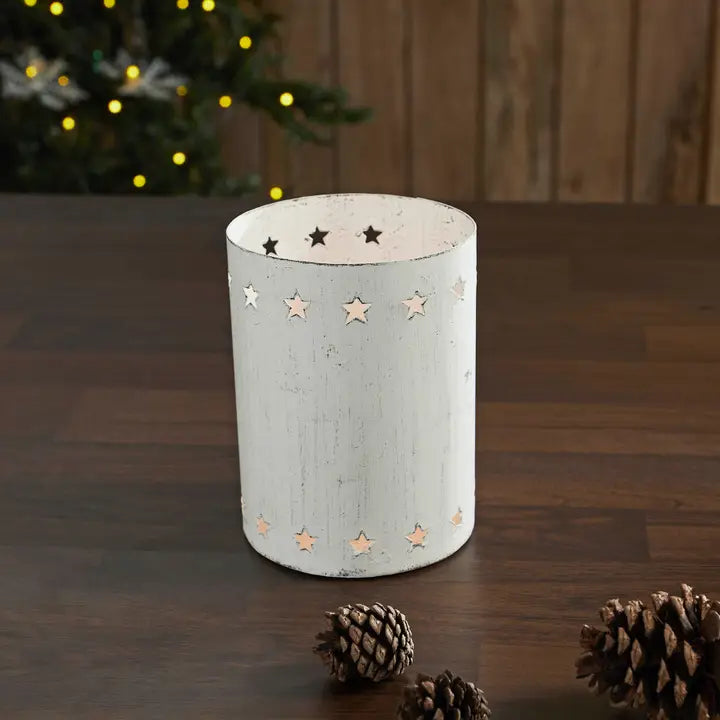 Seasons Crest Metal Star Candle Holder