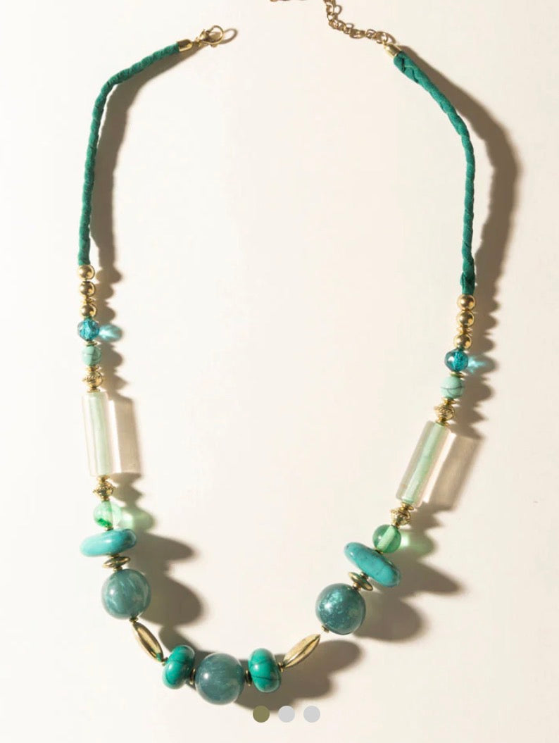 Myra Lagoon Mist Necklace