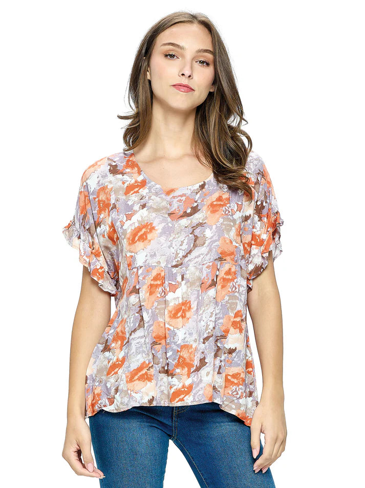 Yak & Yeti Floral Top