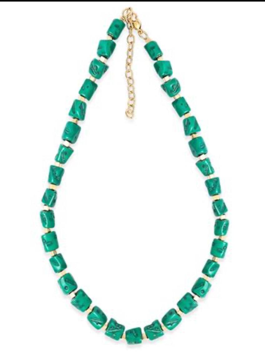 Myra Green Stone Necklace