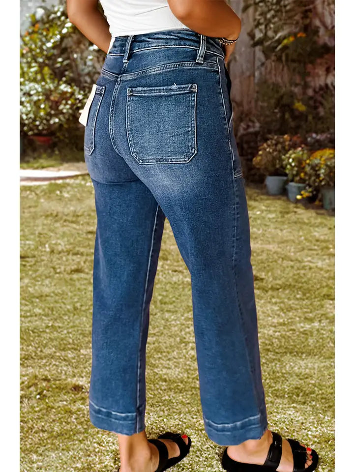 Fashion W Wide Leg Jean