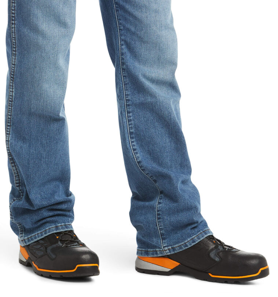Ariat Men’s Rebar M4 Low Rise DuraStretch Edge Boot Cut Jean - Whitt & Co. Clothing