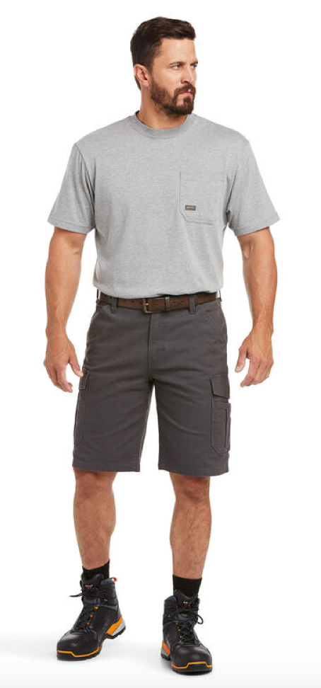 Ariat® Rebar DuraStretch Made Tough Cargo Short - Whitt & Co. Clothing