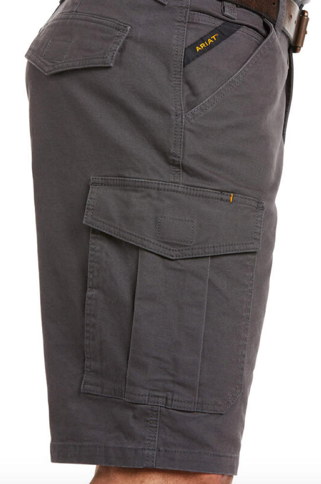 Ariat Men’s Rebar DuraStretch Made Tough Cargo Short - Whitt & Co. Clothing
