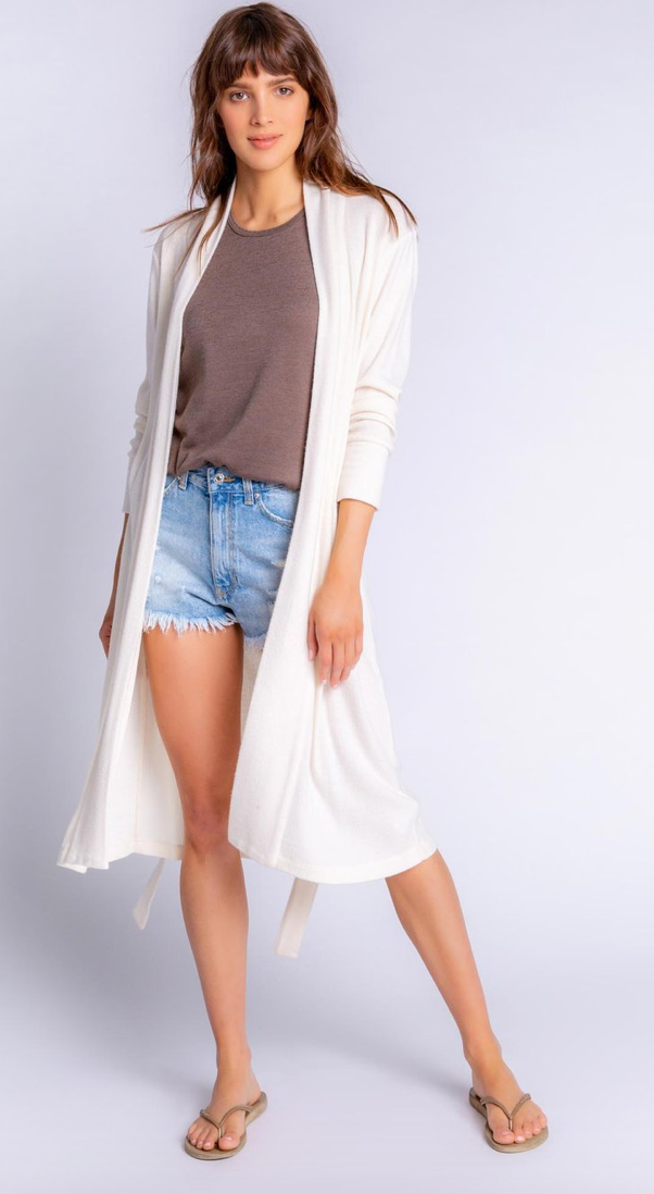 P.J. Salvage Textured Essentials Robe - Whitt & Co. Clothing
