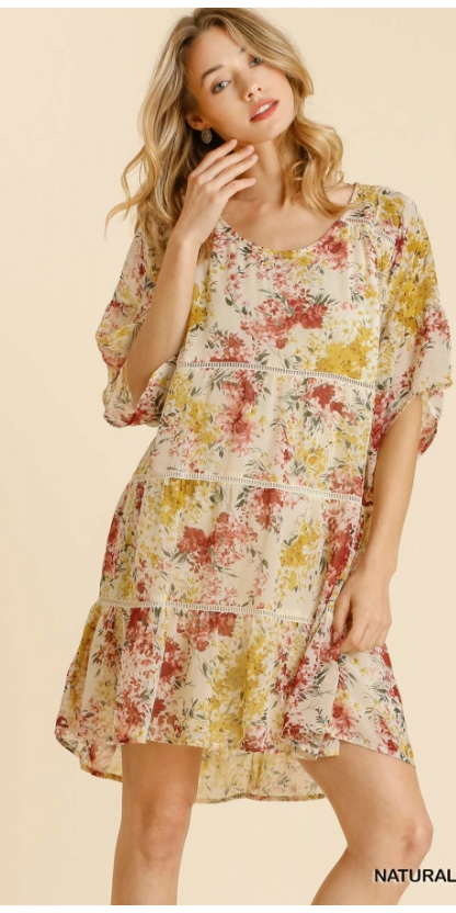 Umgee floral outlet dress