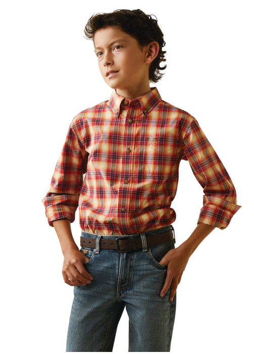 Ariat Boy’s Pro Nayel Classic Long Sleeve Shirt - Whitt & Co. Clothing