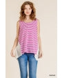 Umgee Stripe Tank - Whitt & Co. Clothing