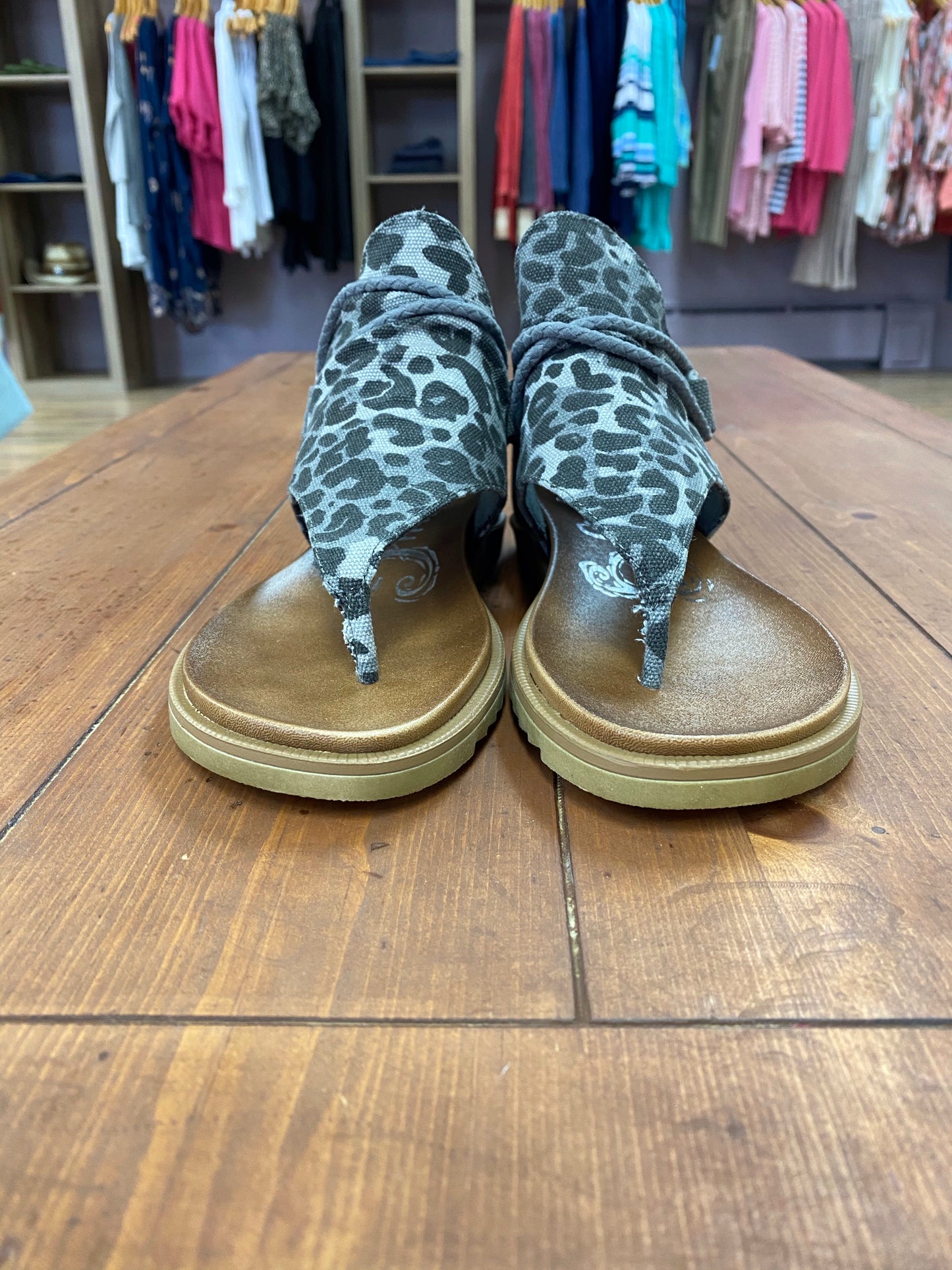 Very G Angelika Gray Leopard Sandal - Whitt & Co. Clothing
