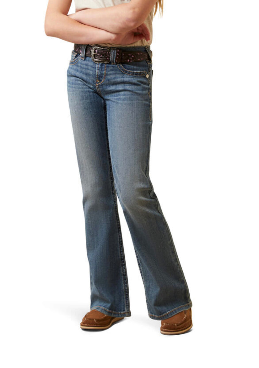 Ariat Girl’s R.E.A.L. Leila Boot Jean - Whitt & Co. Clothing