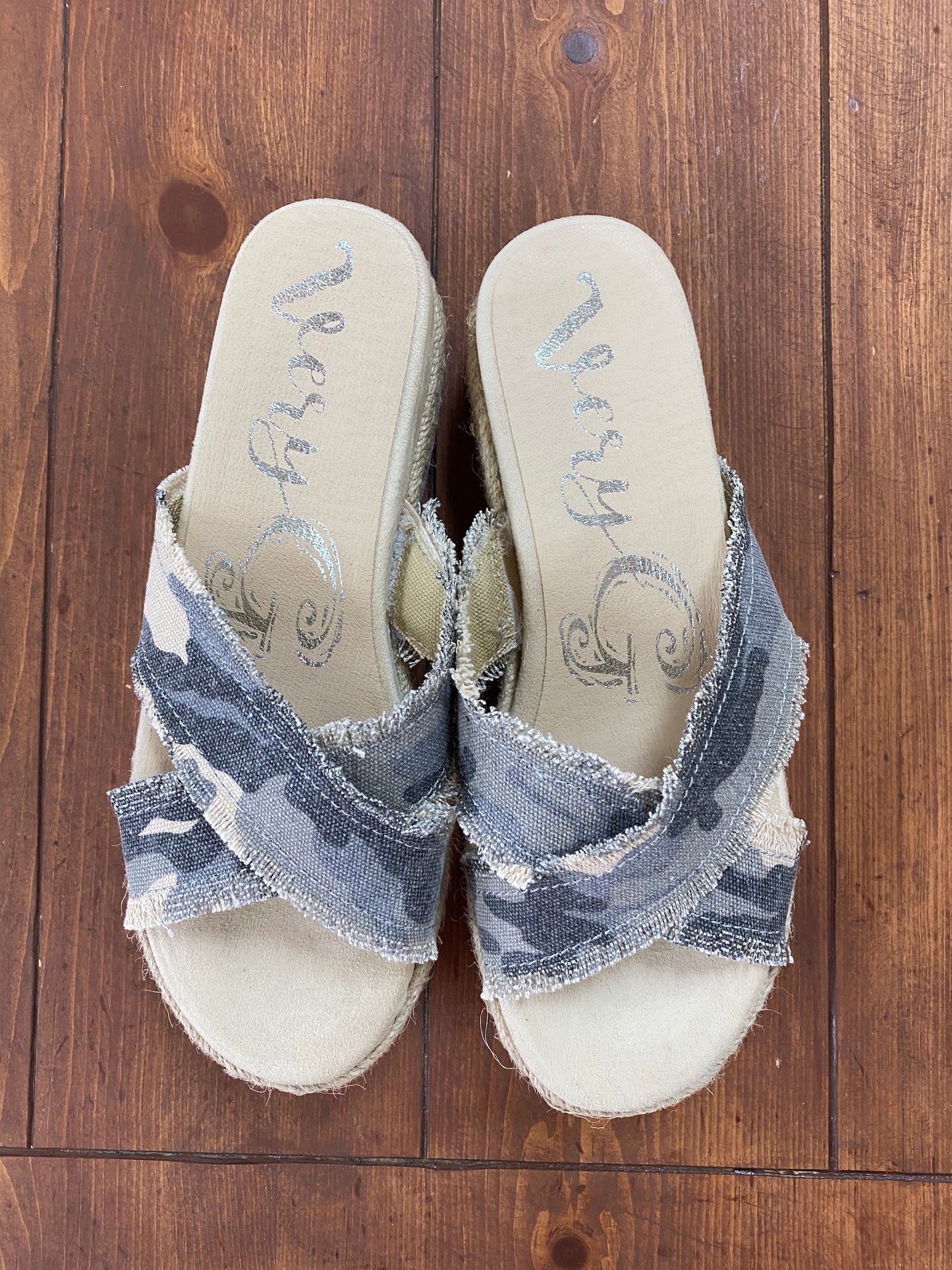 Very G Laney Gray Camo Sandal - Whitt & Co. Clothing