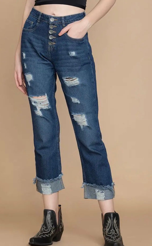 Myra Amora Distressed Jean