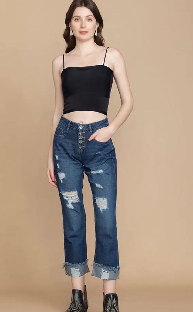Myra Amora Distressed Jean