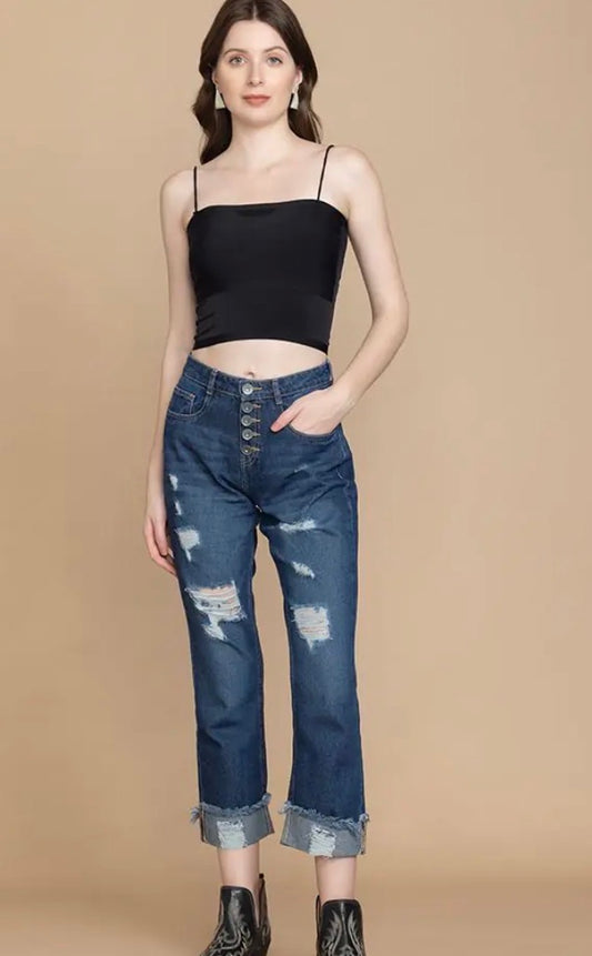 Myra Amora Distressed Jean