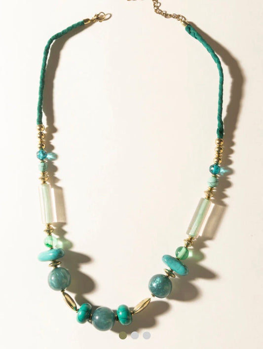 Myra Lagoon Mist Necklace