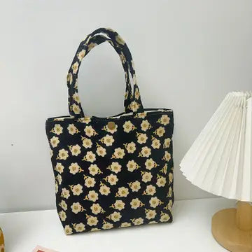 Mini Corduroy Tote Bag
