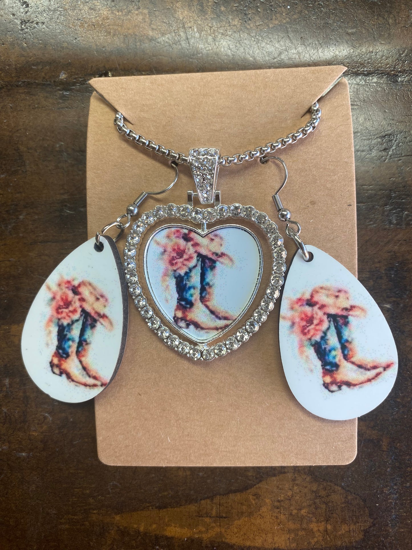 Farmhouse Rustic Designs Earring & Necklace Sets