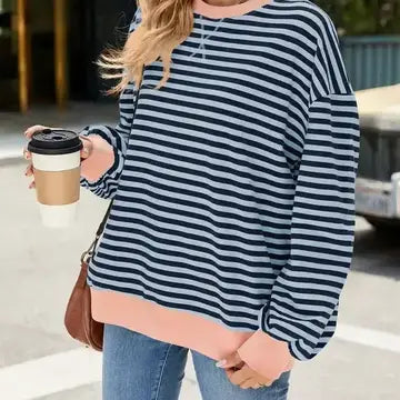 Lovesoft Striped Sweatshirt