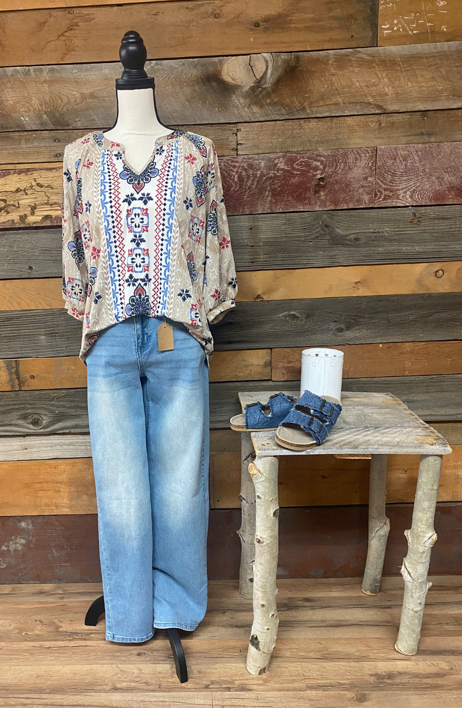 N Touch 3/4 Sleeve Top