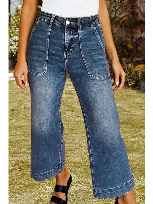 Fashion W Wide Leg Jean