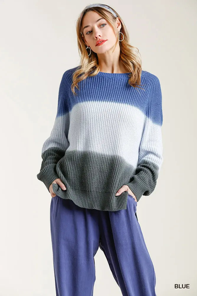 Umgee Colorblock Sweater