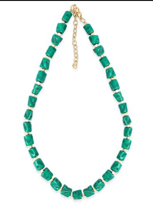 Myra Green Stone Necklace