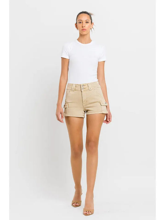 Vervet Rebecca High Rise Cargo Short