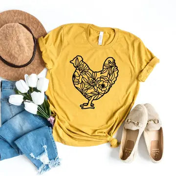 Chicken Outline Tee