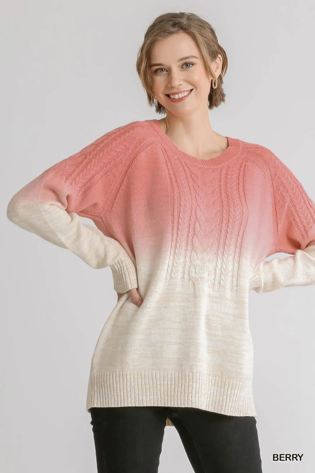 Umgee Crew Neck Sweater