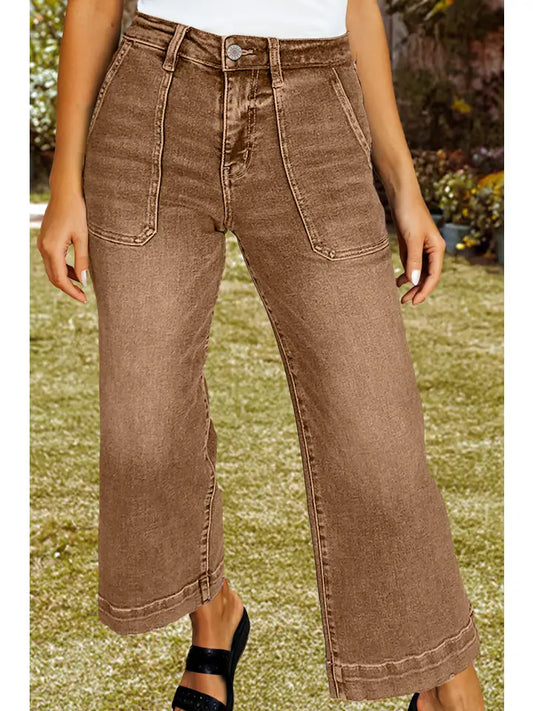 Fashion W Wide Leg Jean