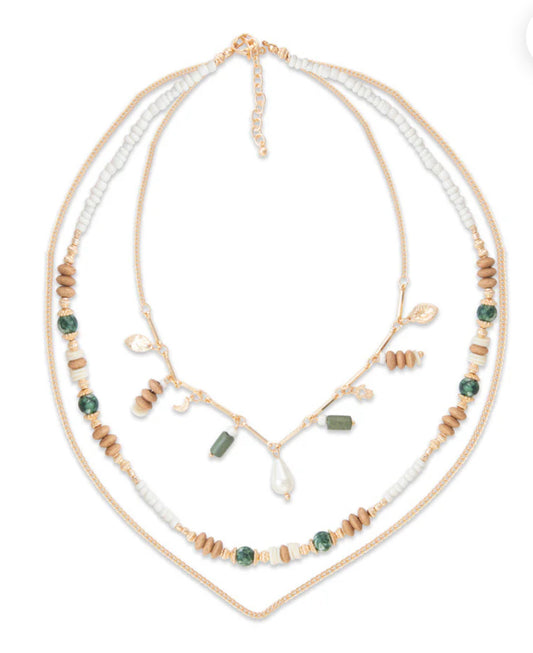 Myra Sand Stone Necklace