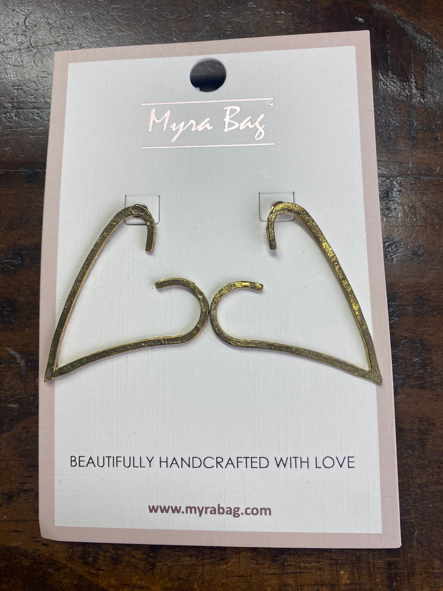 Myra Open Heart Earrings