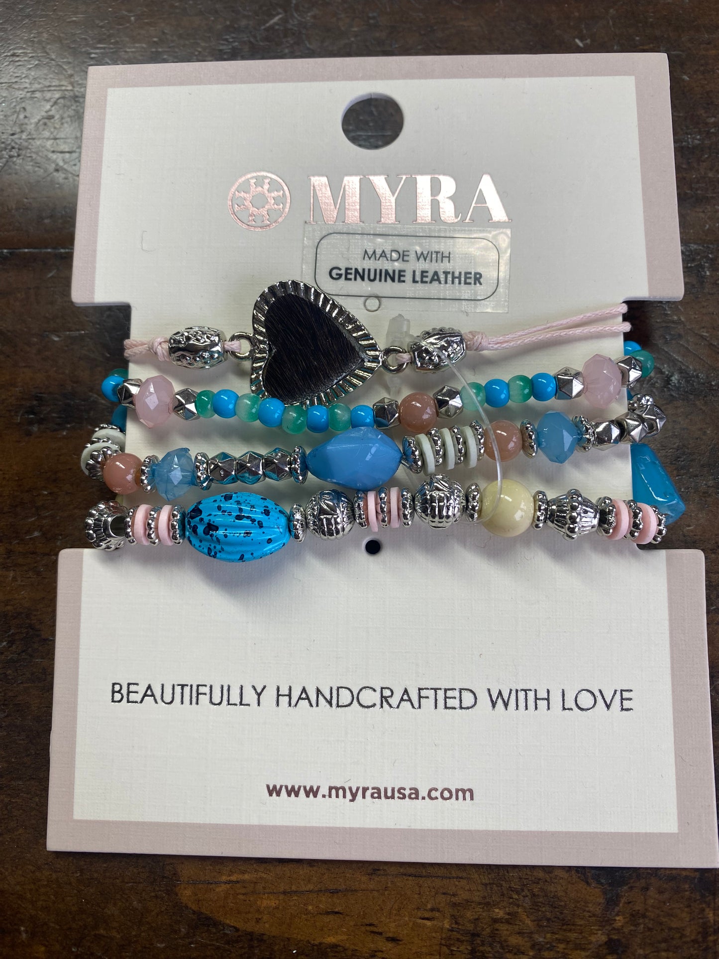 Myra Heart Bracelet Set