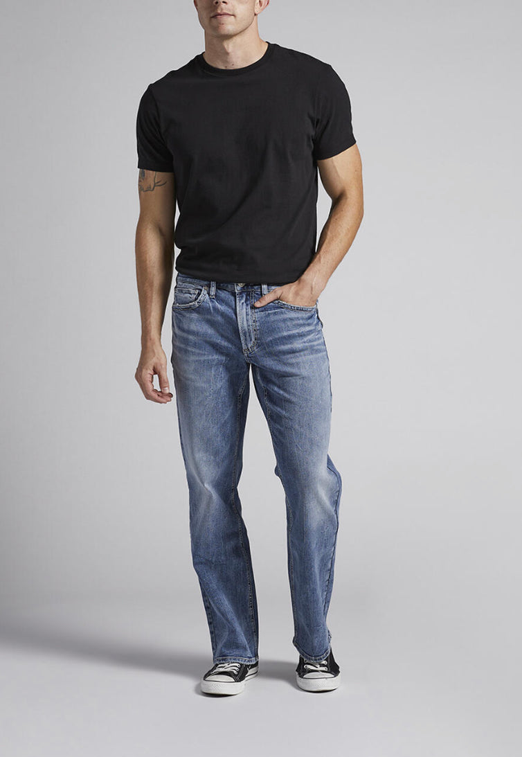 Silver Jeans Co. Men’s Zac Relaxed Fit Straight Leg