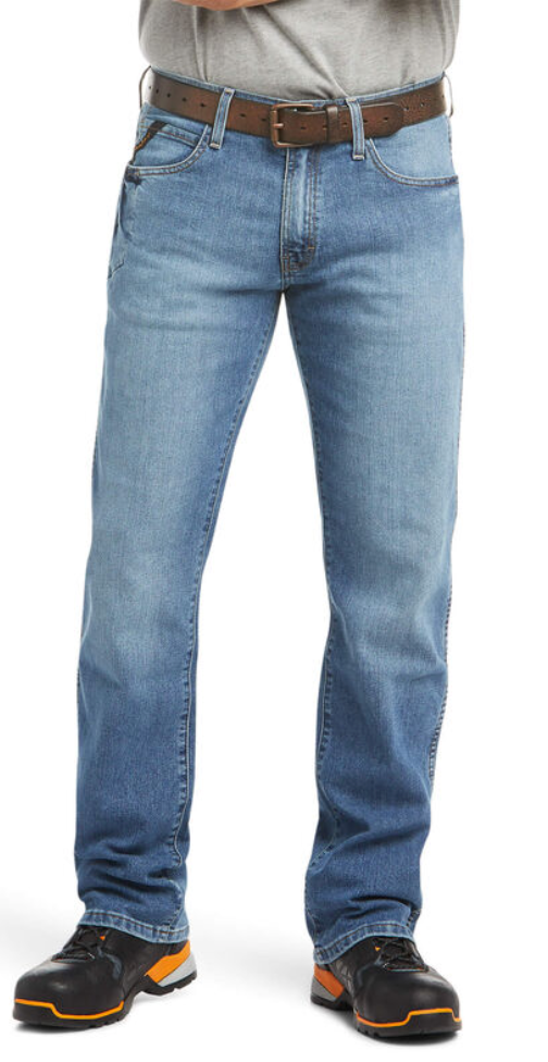 Ariat® Men’s Rebar M4 Low Rise DuraStretch Edge Boot Cut Jean - Whitt & Co. Clothing