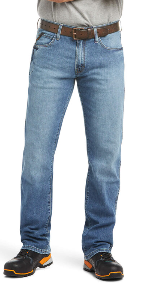 Ariat Men’s Rebar M4 Low Rise DuraStretch Edge Boot Cut Jean - Whitt & Co. Clothing