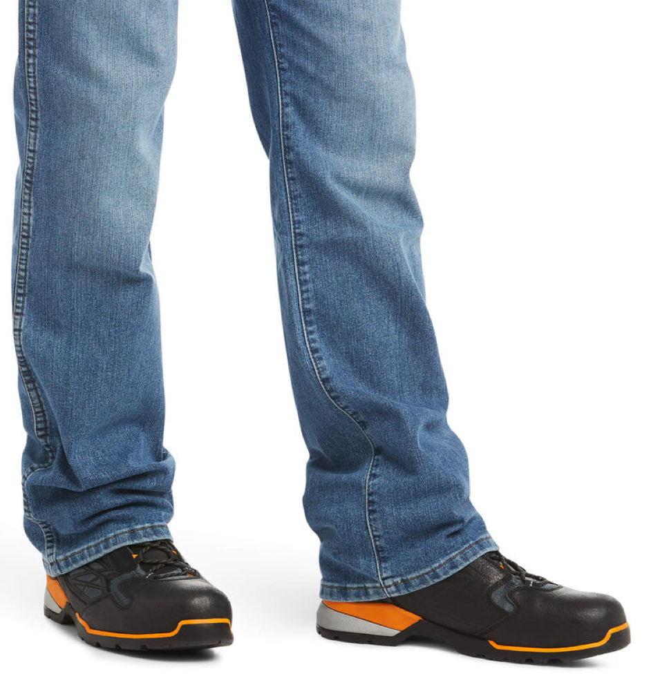 Ariat® Men’s Rebar M4 Low Rise DuraStretch Edge Boot Cut Jean - Whitt & Co. Clothing