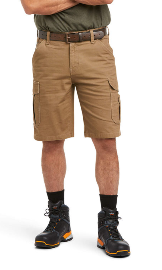 Ariat Men’s Rebar DuraStretch Made Tough Cargo Short - Whitt & Co. Clothing