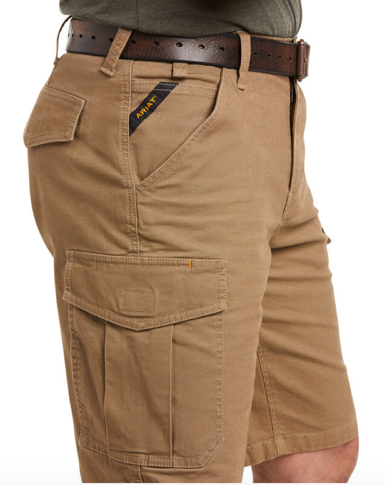 Ariat® Rebar DuraStretch Made Tough Cargo Short - Whitt & Co. Clothing