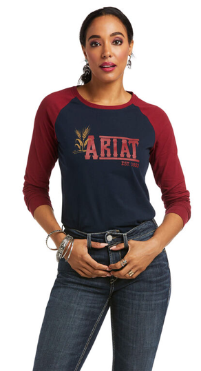 Ariat Women’s R.E.A.L. Long Sleeve Graphic Tees - Whitt & Co. Clothing