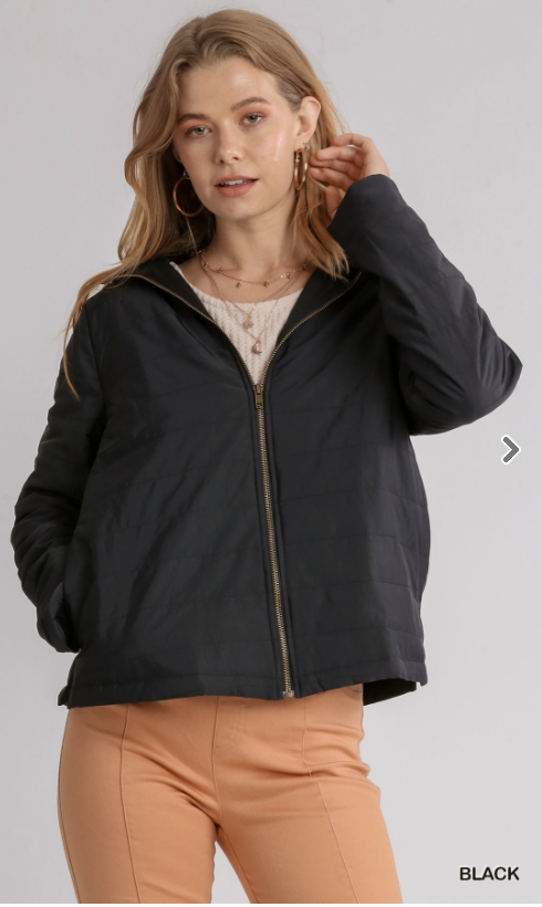 Umgee Zip Up Jacket - Whitt & Co. Clothing
