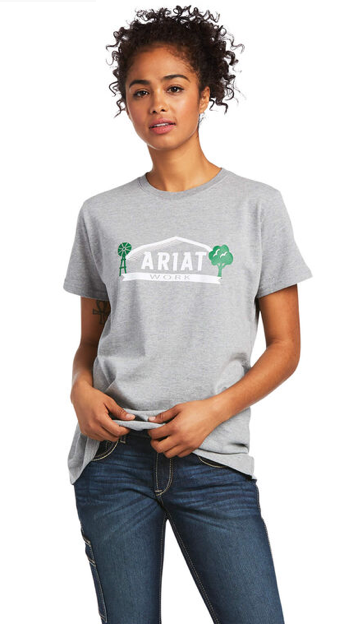 Ariat Women’s Rebar Cotton Strong Farm Graphic T-Shirt - Whitt & Co. Clothing