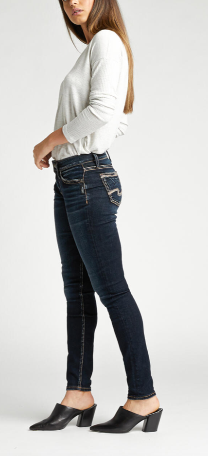 Silver Suki Curvy Mid Rise Skinny Leg - Whitt & Co. Clothing