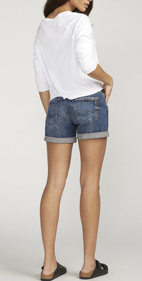 Silver Jeans Boyfriend Short Mid Rise - Whitt & Co. Clothing