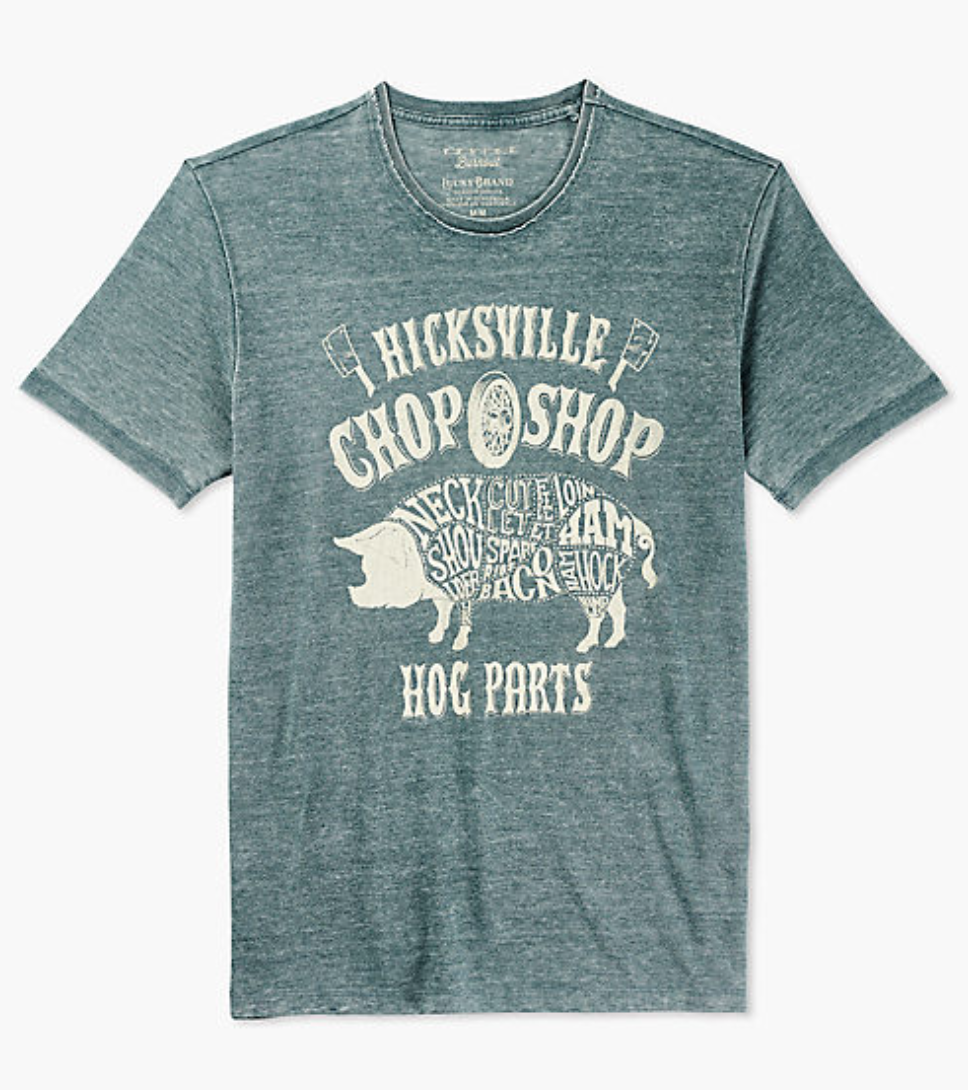 Lucky Brand Hicksville Chop Shop Tee-50% OFF - Whitt & Co. Clothing