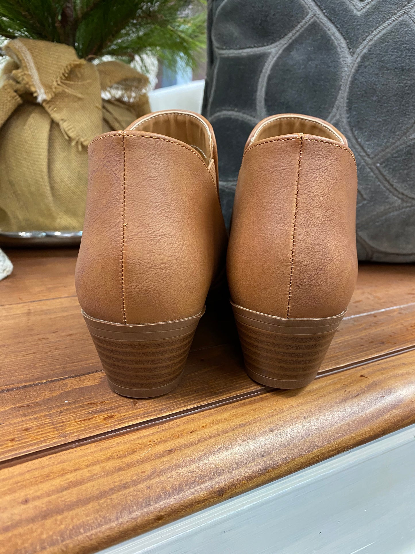 Qupid Camel Booties - Whitt & Co. Clothing