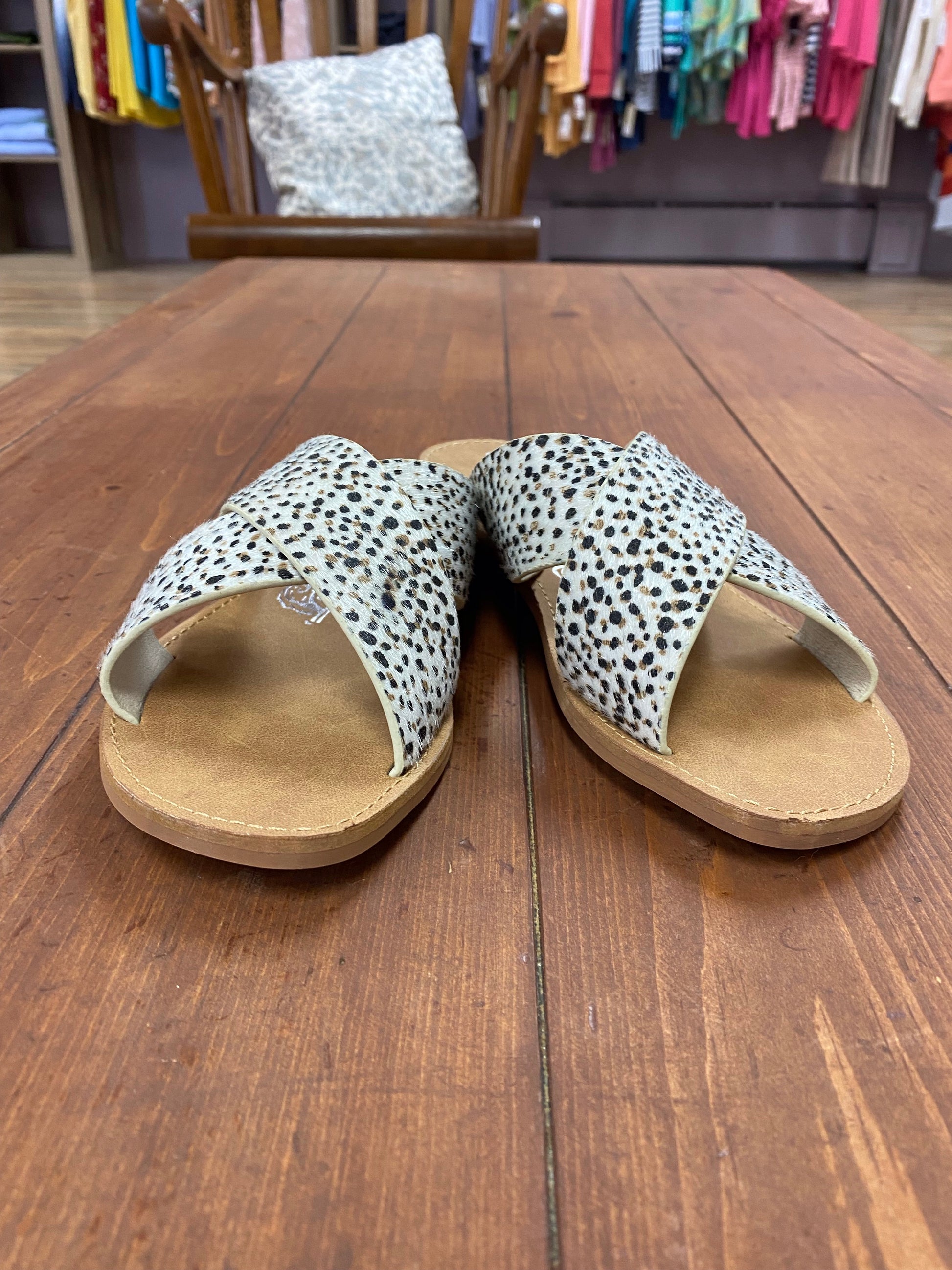 Very G Seaside Beige Leopard Sandal - Whitt & Co. Clothing