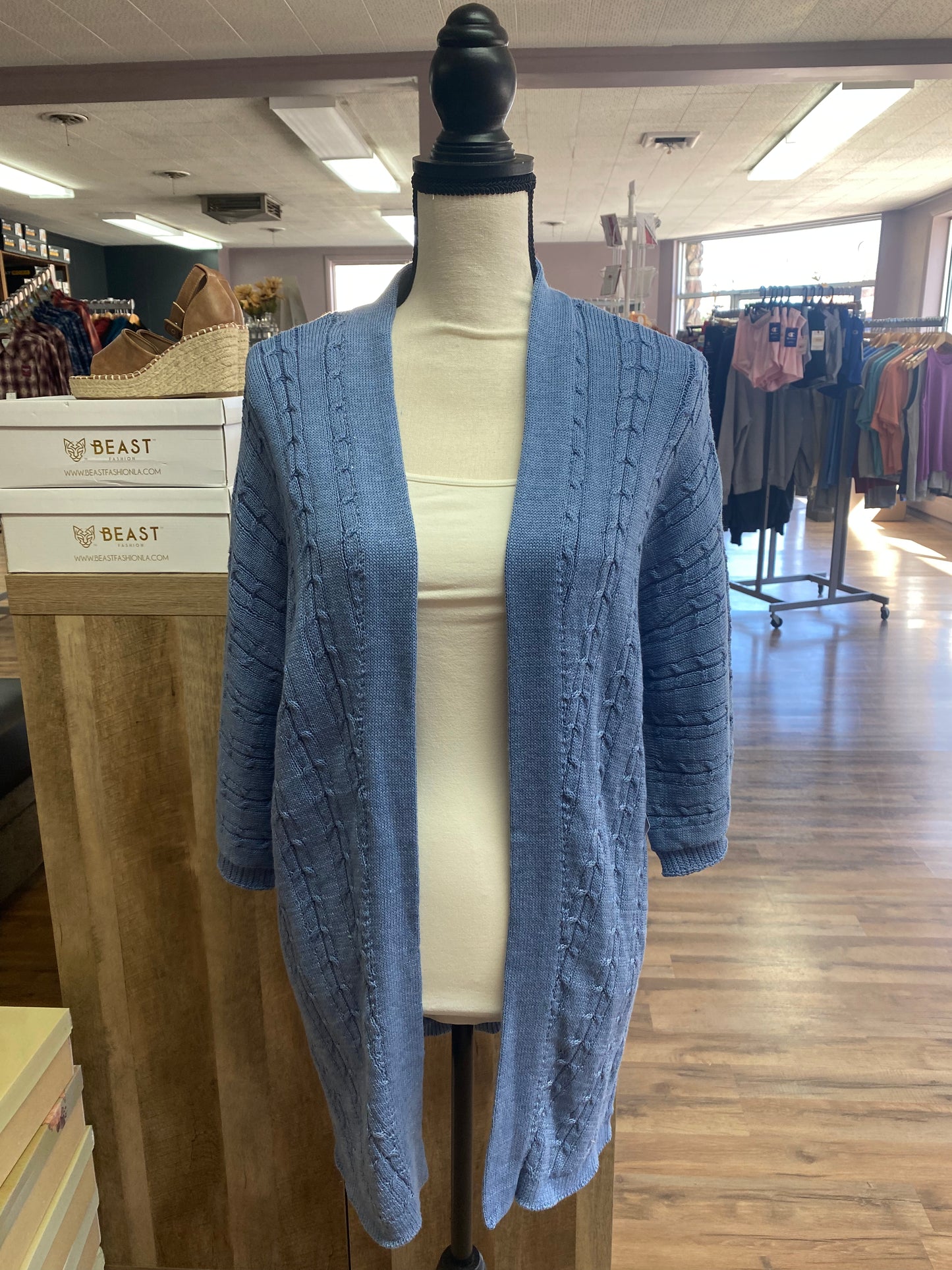 N Touch Open Front Cardigan Sweater - Whitt & Co. Clothing
