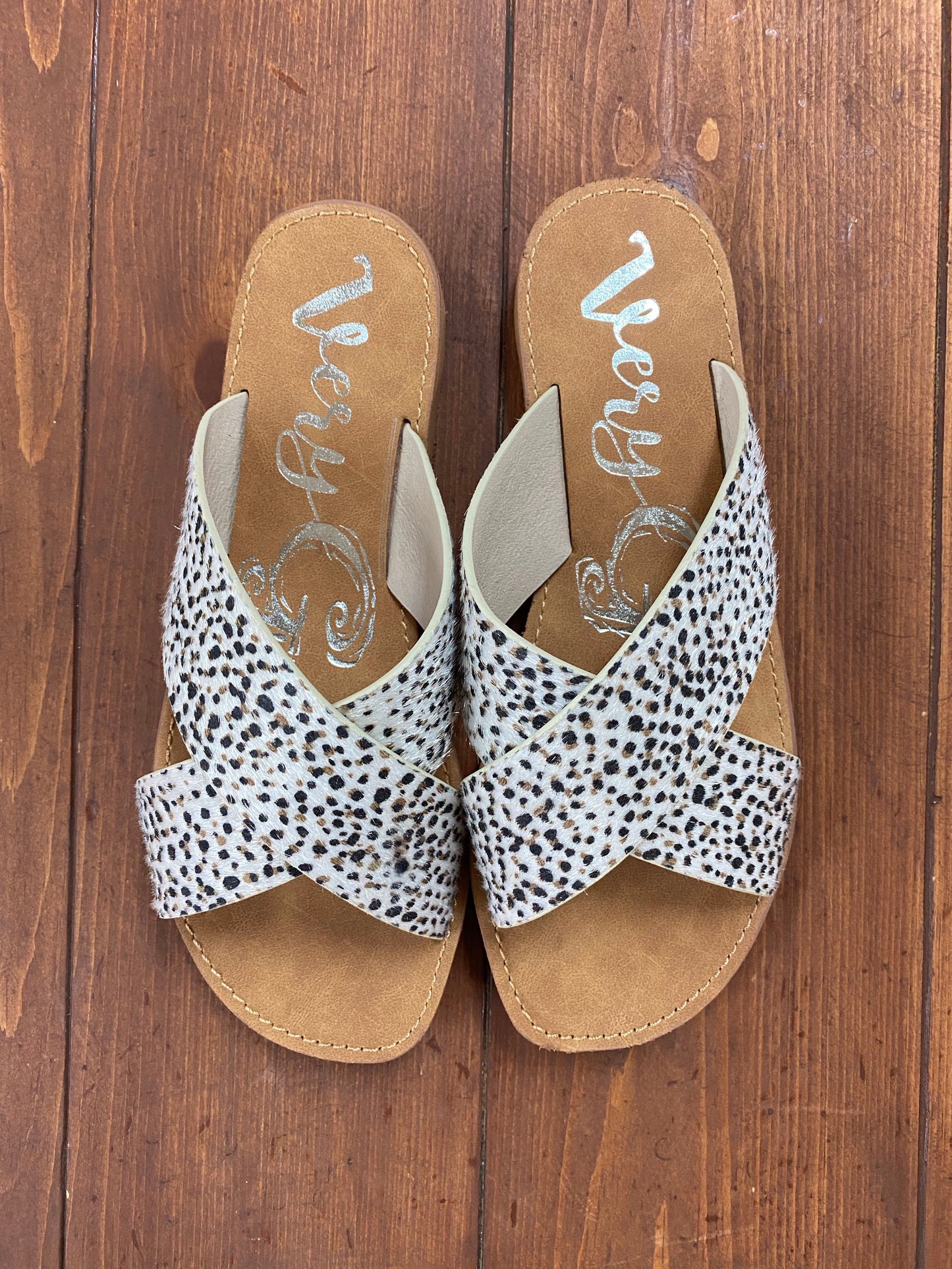 Very G Seaside Beige Leopard Sandal - Whitt & Co. Clothing