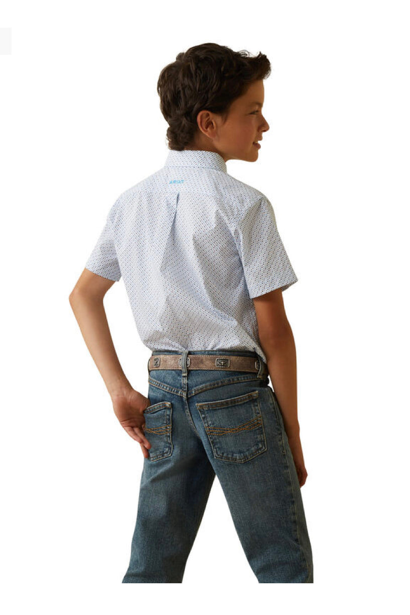 Ariat Boy’s Luca Short Sleeve Shirt - Whitt & Co. Clothing